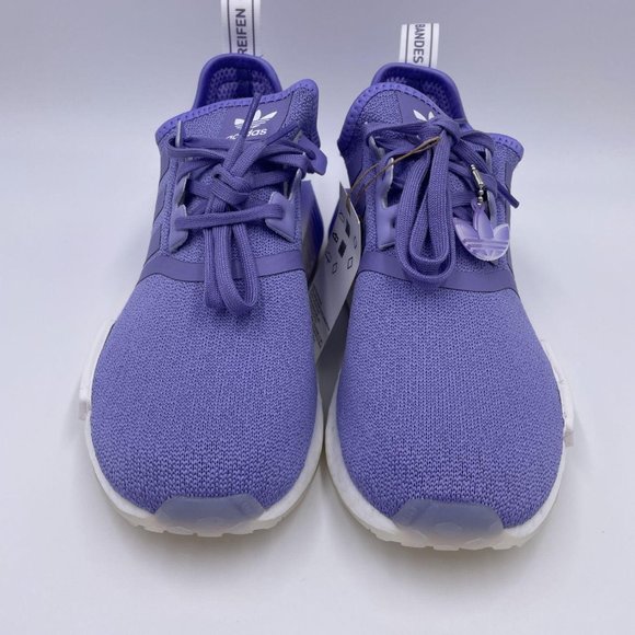 adidas NMD R1 White / Light Purple Womens Shoes - Picture 3 of 8
